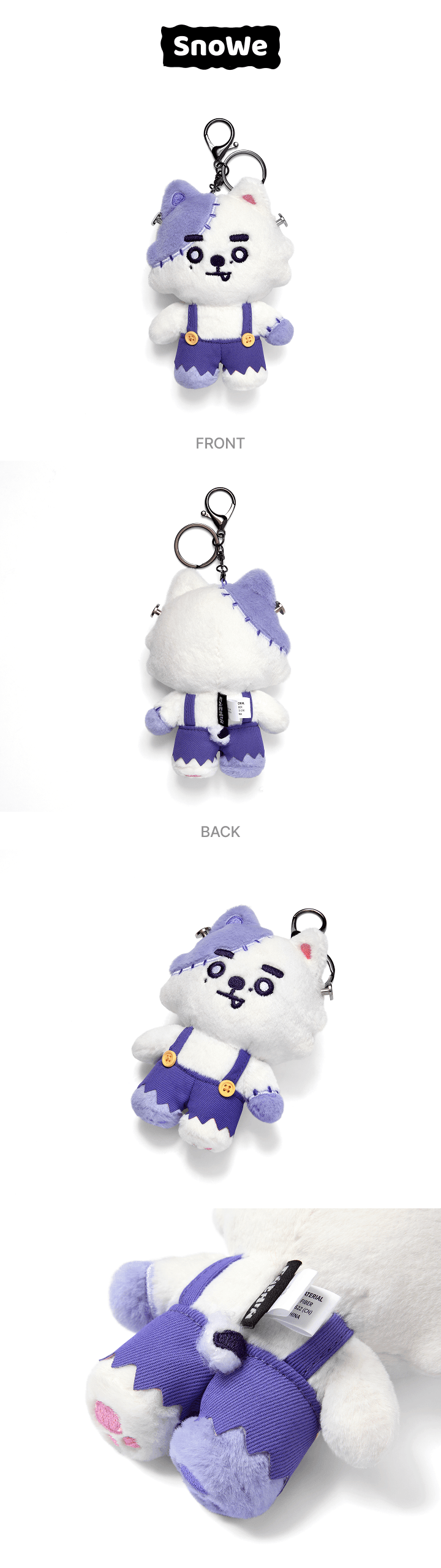 [PREORDER] ENHYPEN MD 'SPOOKY ENCHIN' Plush Keyring
