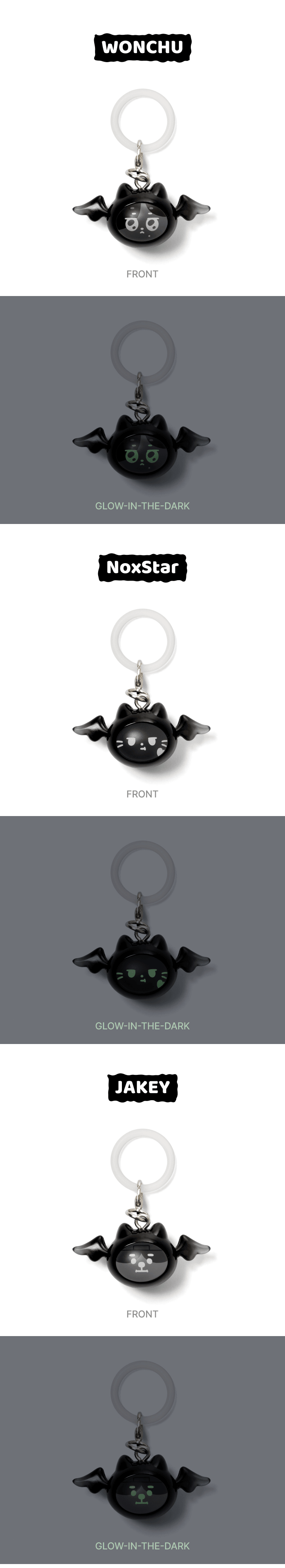 [PREORDER] ENHYPEN MD 'SPOOKY ENCHIN' Lucky Draw (Mini Keyring)