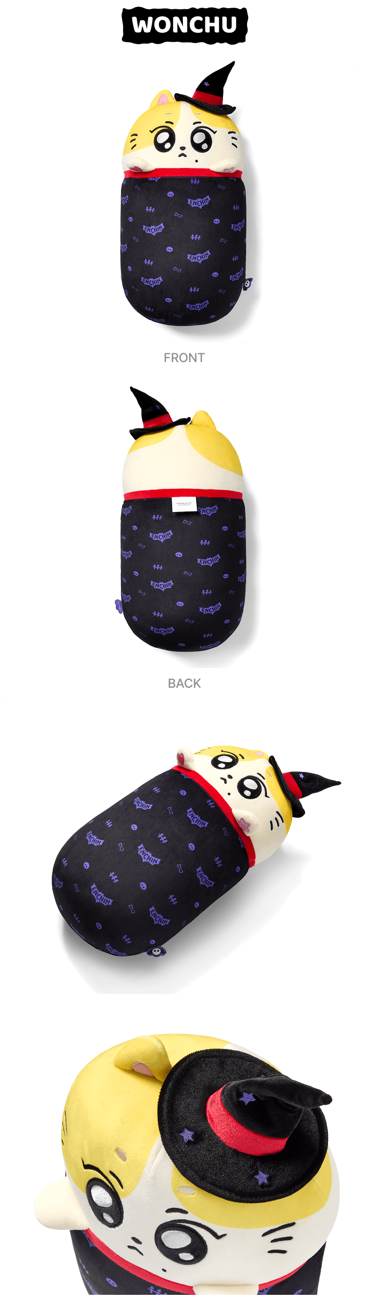[PREORDER] ENHYPEN MD 'SPOOKY ENCHIN' Plush Pillow