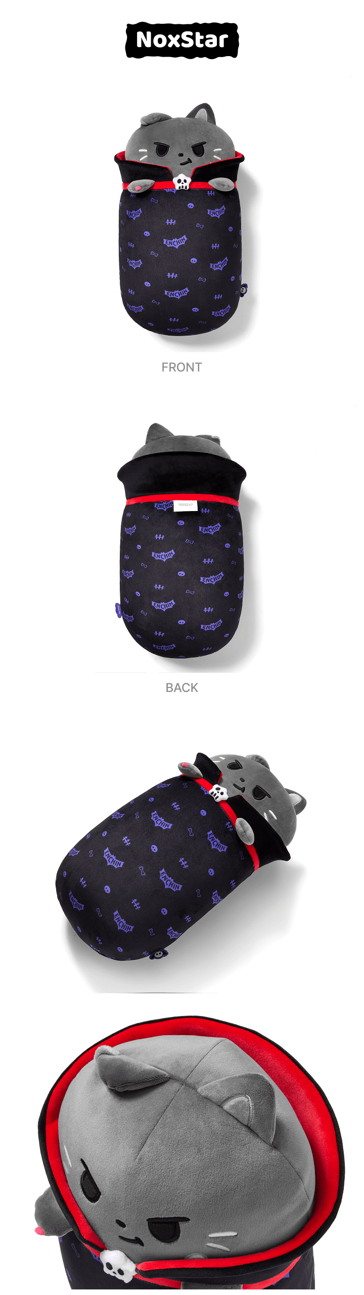 [PREORDER] ENHYPEN MD 'SPOOKY ENCHIN' Plush Pillow