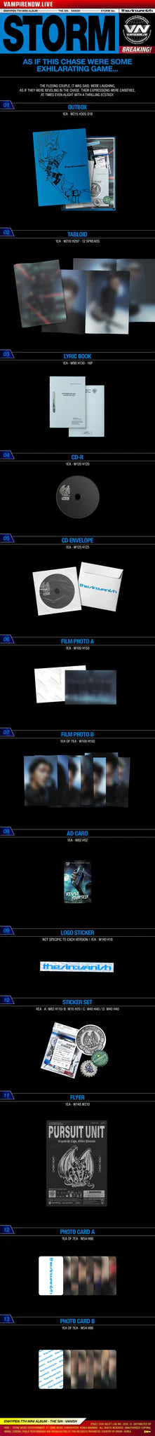 ENHYPEN 7th Mini Album 'THE SIN : VANISH'