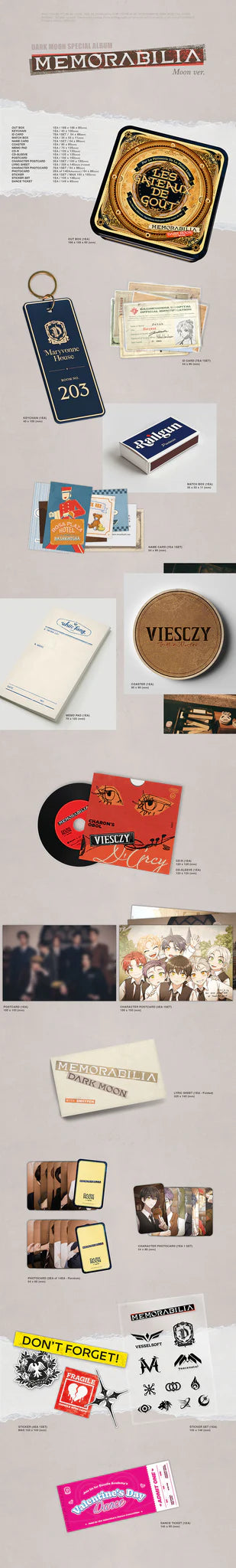 ENHYPEN Dark Moon Special Album 'MEMORABILIA' (Moon Ver.)