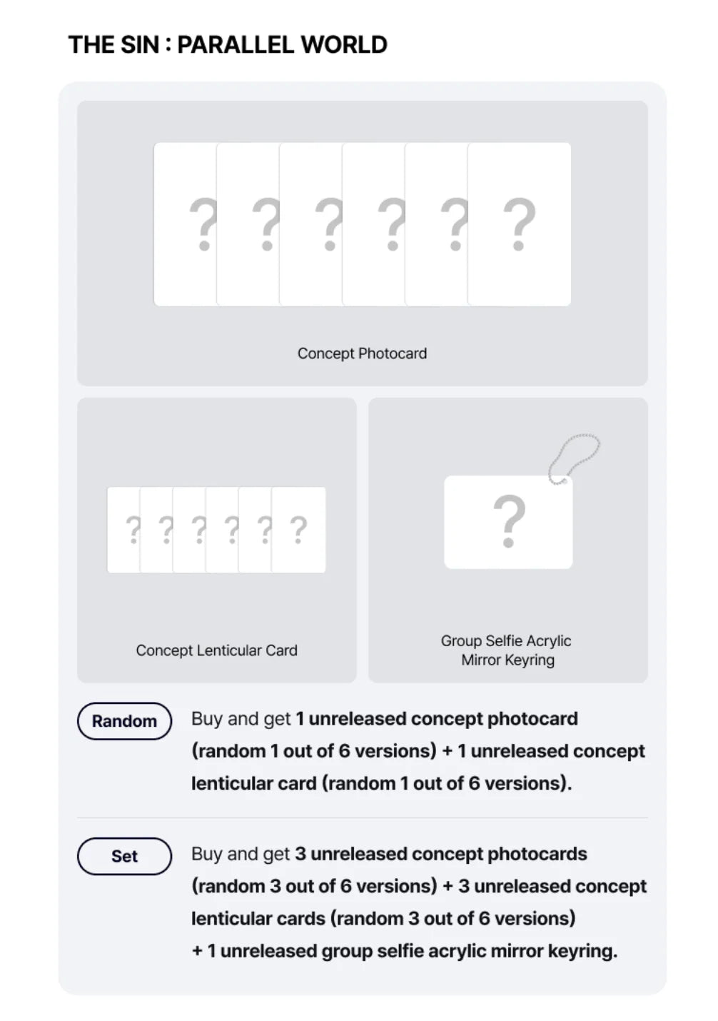 [PREORDER] ENHYPEN Spinoff Single Album 'THE SIN : PARALLEL WORLD'