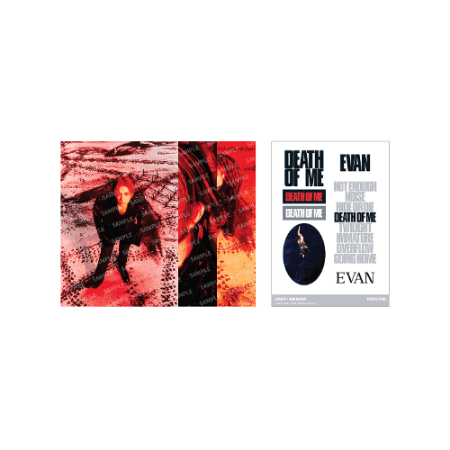 [PREORDER] EVAN 'DEATH OF ME' Official MD - Postcard & Sticker Set