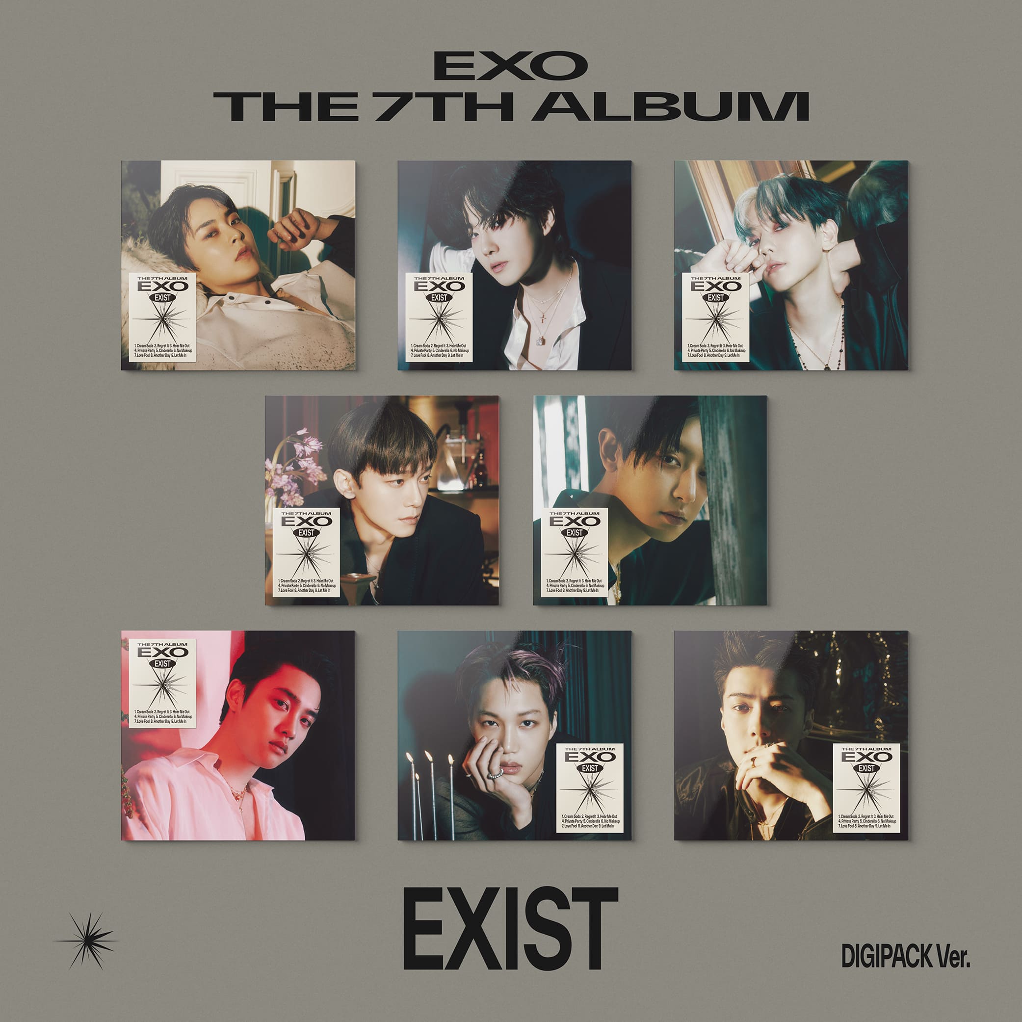 EXO 7th Album 'EXIST' (Digipack Ver.)
