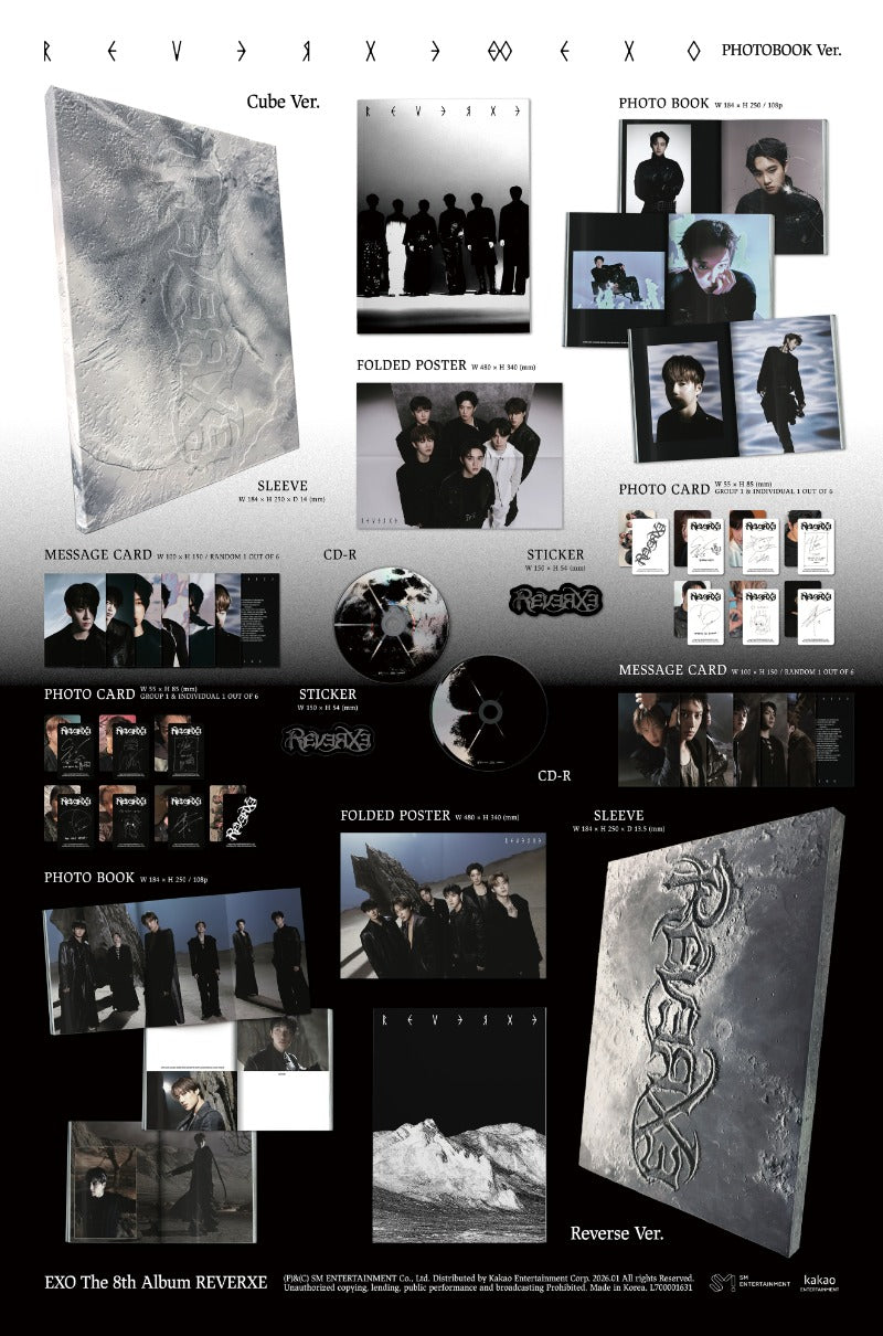 EXO 8th Full Album 'REVERXE' (PHOTOBOOK Ver.)