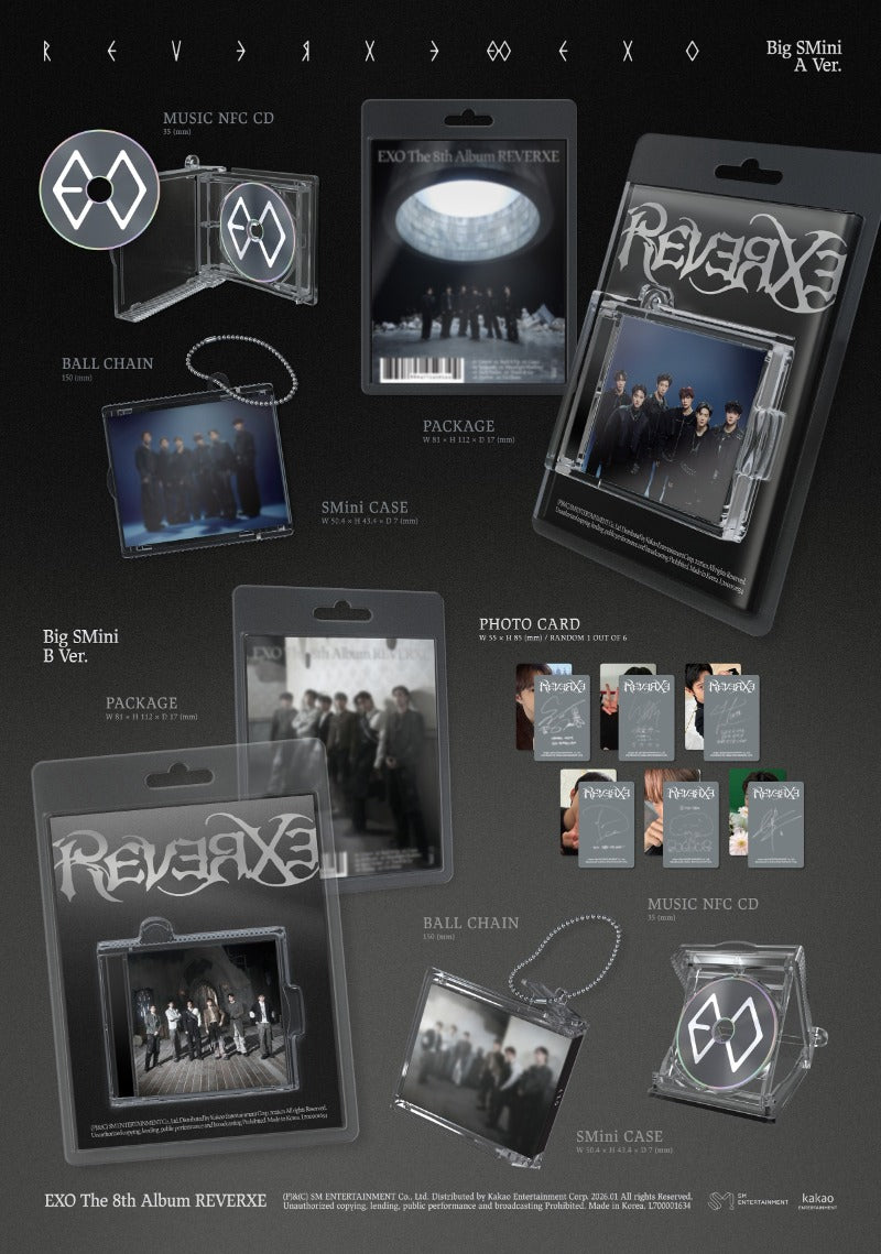 EXO 8th Full Album 'REVERXE' (Big SMini Ver.)