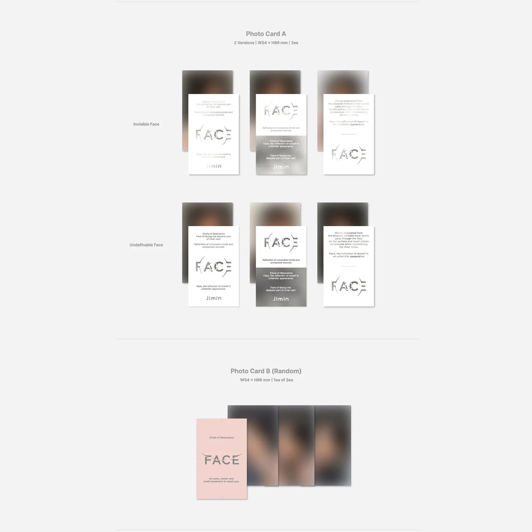 JIMIN (BTS) 1st Album 'FACE'