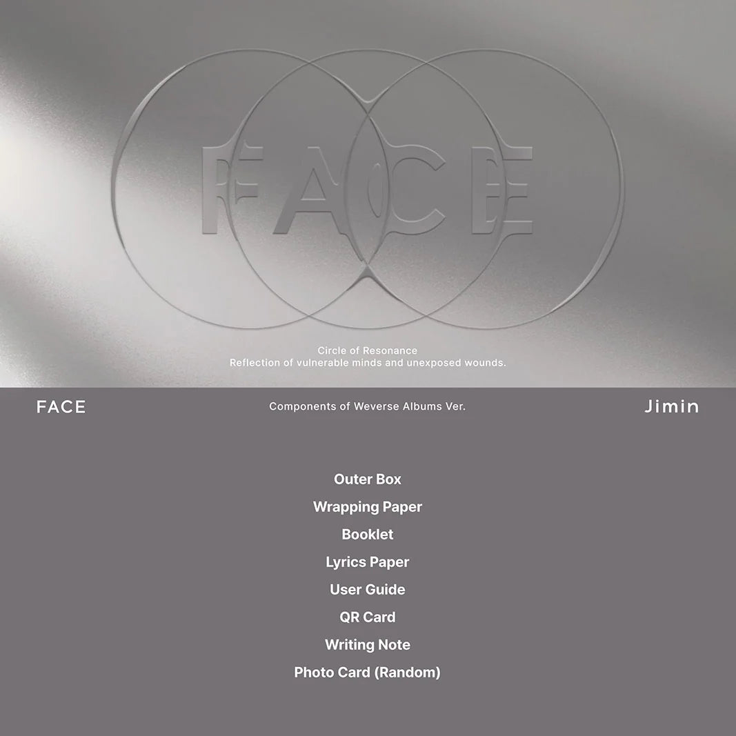 JIMIN (BTS) 1st Album 'FACE' (Weverse Albums ver.)