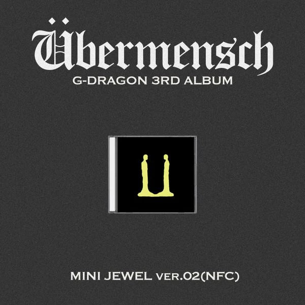 G-DRAGON 3rd Album 'Übermensch' (Mini Jewel Ver.)
