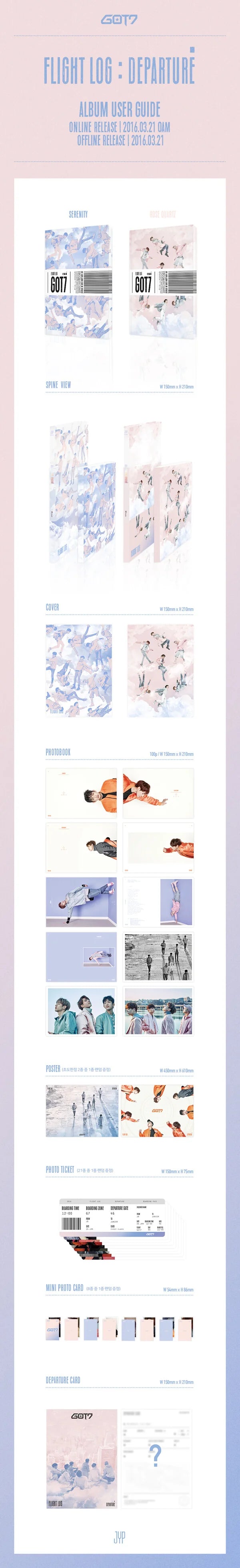 GOT7 5th Mini Album 'FLIGHT LOG : DEPARTURE'