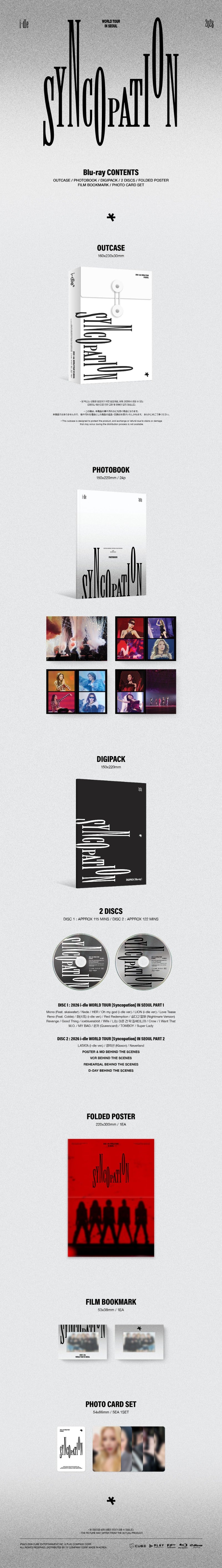 [PREORDER] i-dle 2026 WORLD TOUR 'Syncopation' IN SEOUL Blu-ray