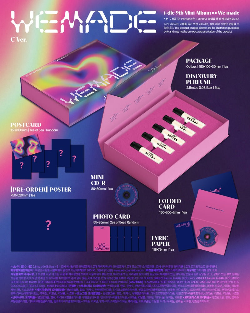 [PREORDER] i-dle 9th Mini Album 'We made' (C Ver.)