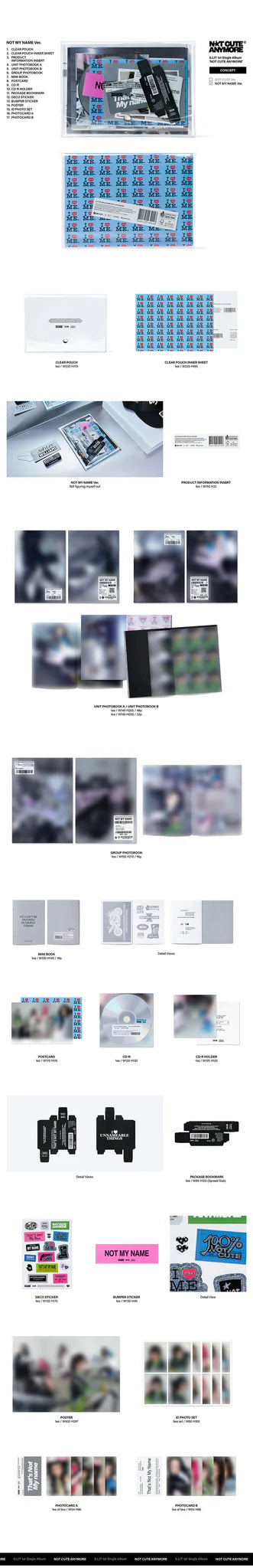 ILLIT 1st Single Album 'NOT CUTE ANYMORE'