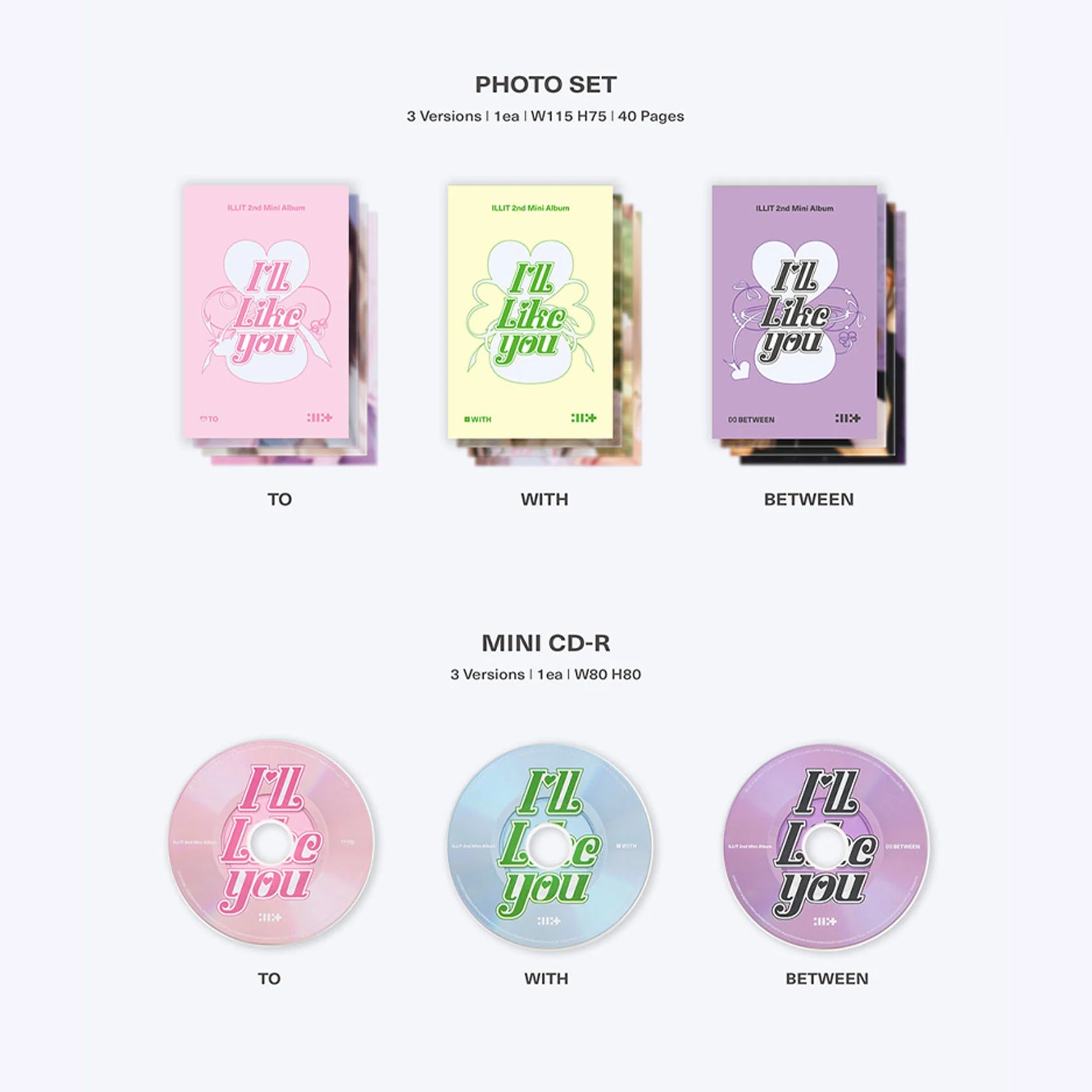 ILLIT 2nd Mini Album 'I'LL LIKE YOU' (GLLIT Ver.)