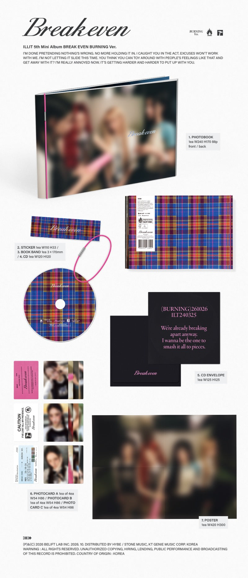 [PREORDER] ILLIT 5th Mini Album 'BREAK EVEN'