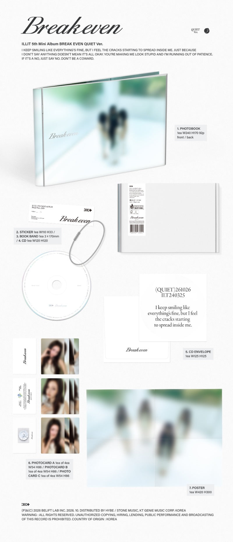 [PREORDER] ILLIT 5th Mini Album 'BREAK EVEN'
