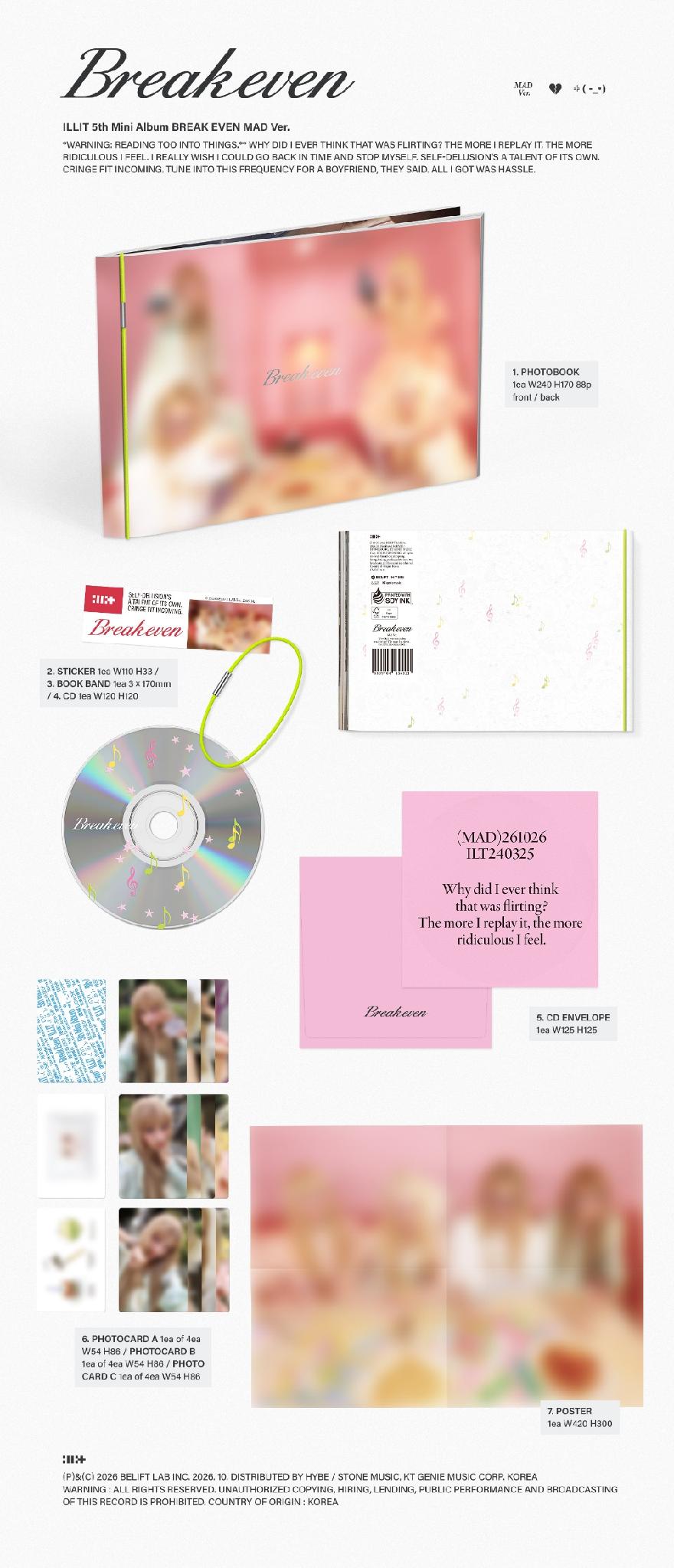 [PREORDER] ILLIT 5th Mini Album 'BREAK EVEN'