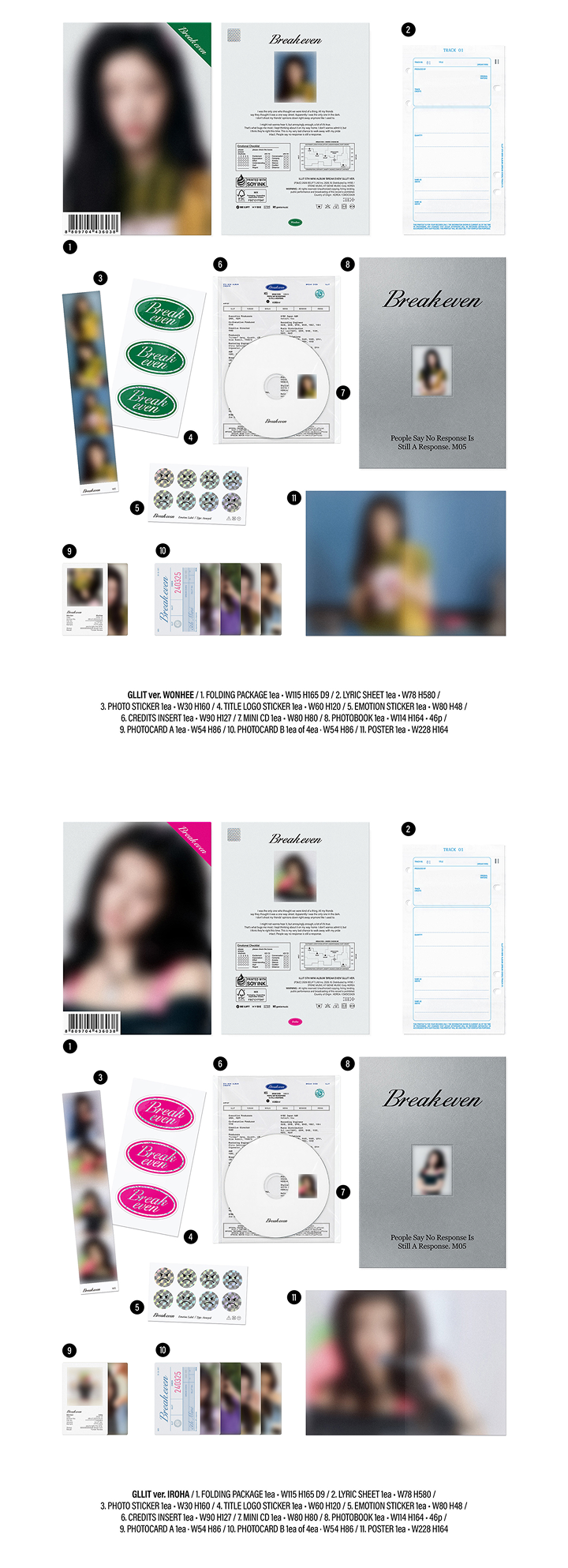 [PREORDER] ILLIT 5th Mini Album 'BREAK EVEN' (GILLIT Ver.)