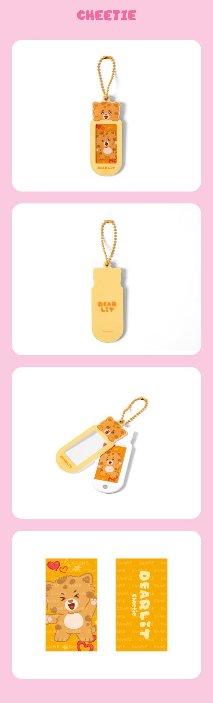 [PREORDER] ILLIT 'DEARLIT’ Official Merch – Name Tag Keyring