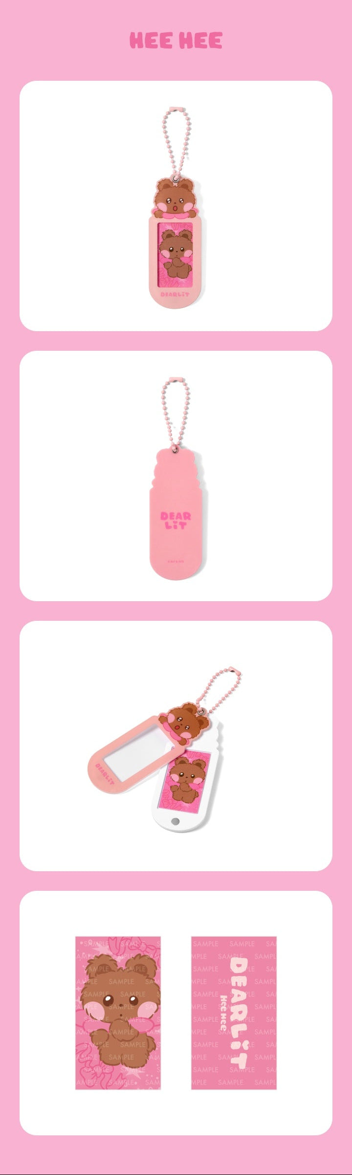 [PREORDER] ILLIT 'DEARLIT’ Official Merch – Name Tag Keyring