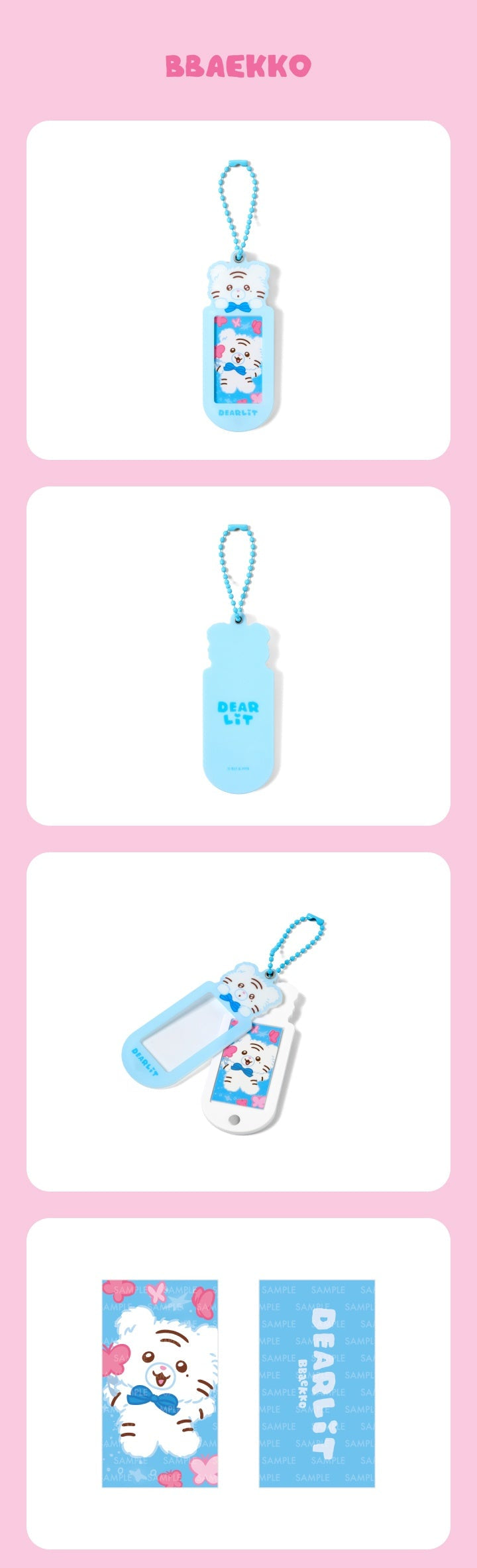 [PREORDER] ILLIT 'DEARLIT’ Official Merch – Name Tag Keyring