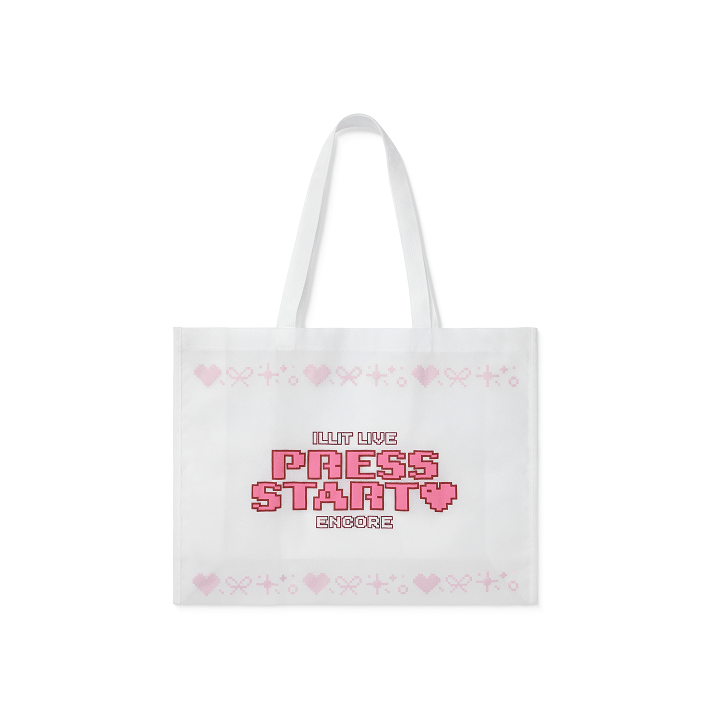 [PREORDER] ILLIT LIVE 'PRESS START♥ ENCORE' Official Merch - Shopper Bag