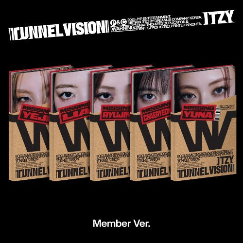 ITZY 11th Mini Album 'TUNNEL VISION' (Member Ver.)