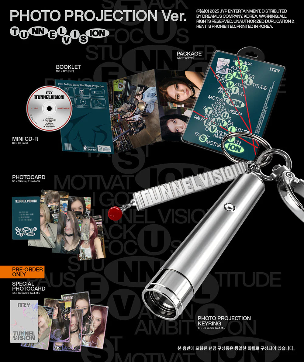 ITZY 11th Mini Album 'TUNNEL VISION' (Photo Projection Ver.)