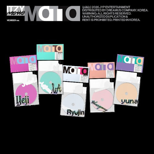 ITZY 12th Mini Album 'Motto' (MEMBER Ver.)