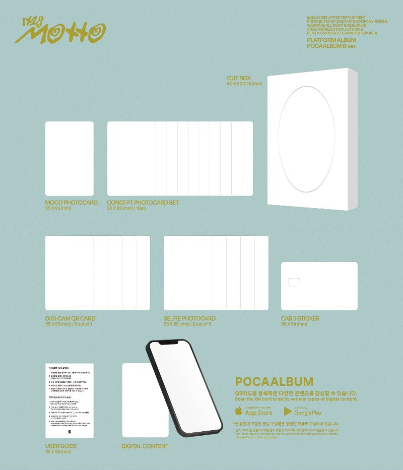 ITZY 12th Mini Album 'Motto' (POCAALBUM Ver.)