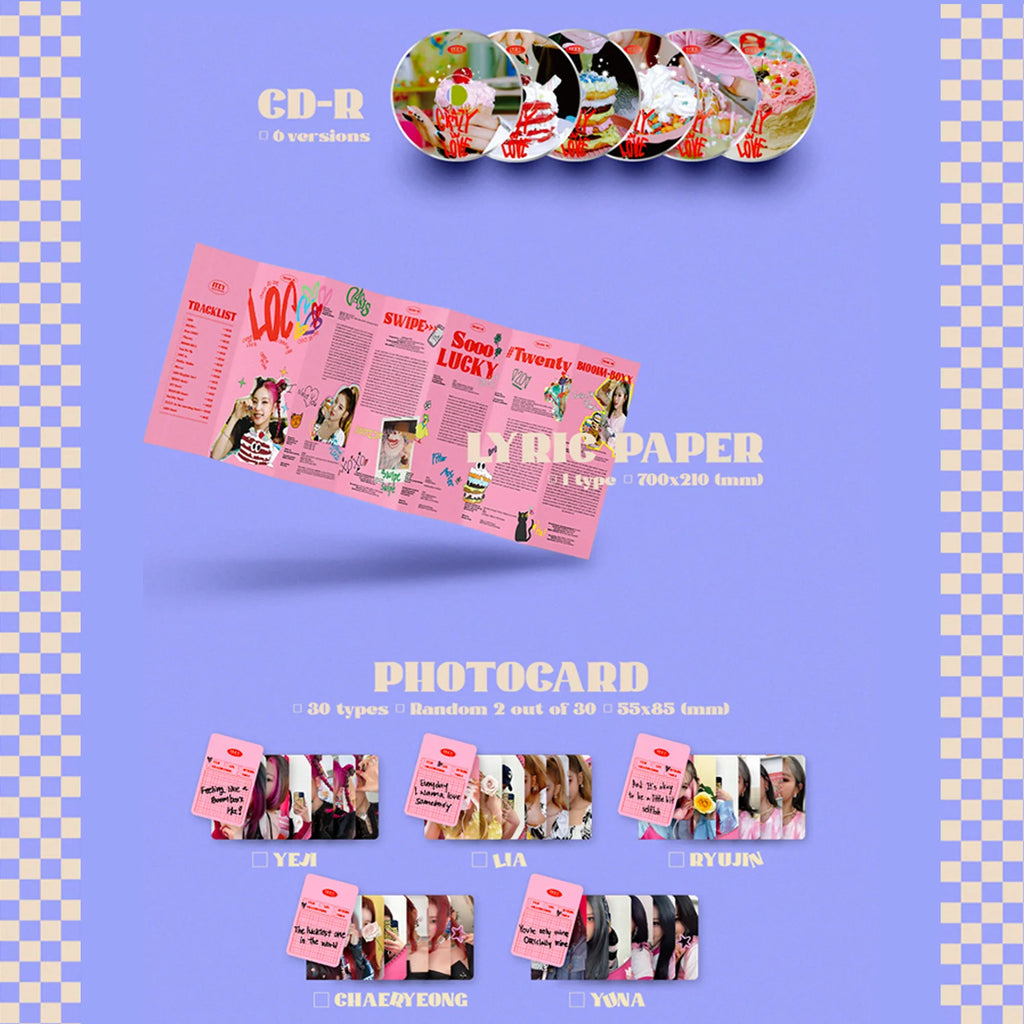 ITZY 1st Album 'CRAZY IN LOVE'