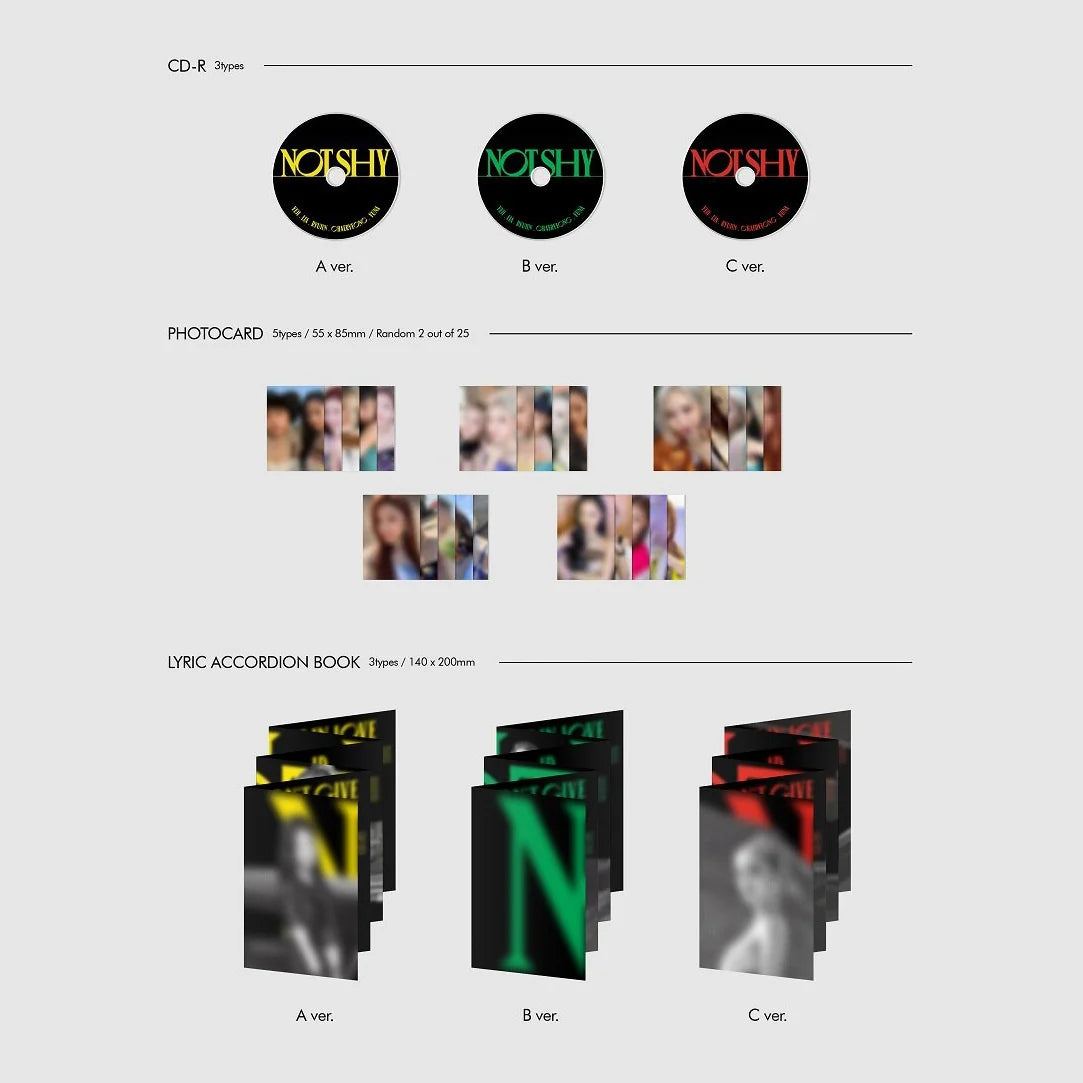 ITZY 3rd Mini Album 'Not Shy'