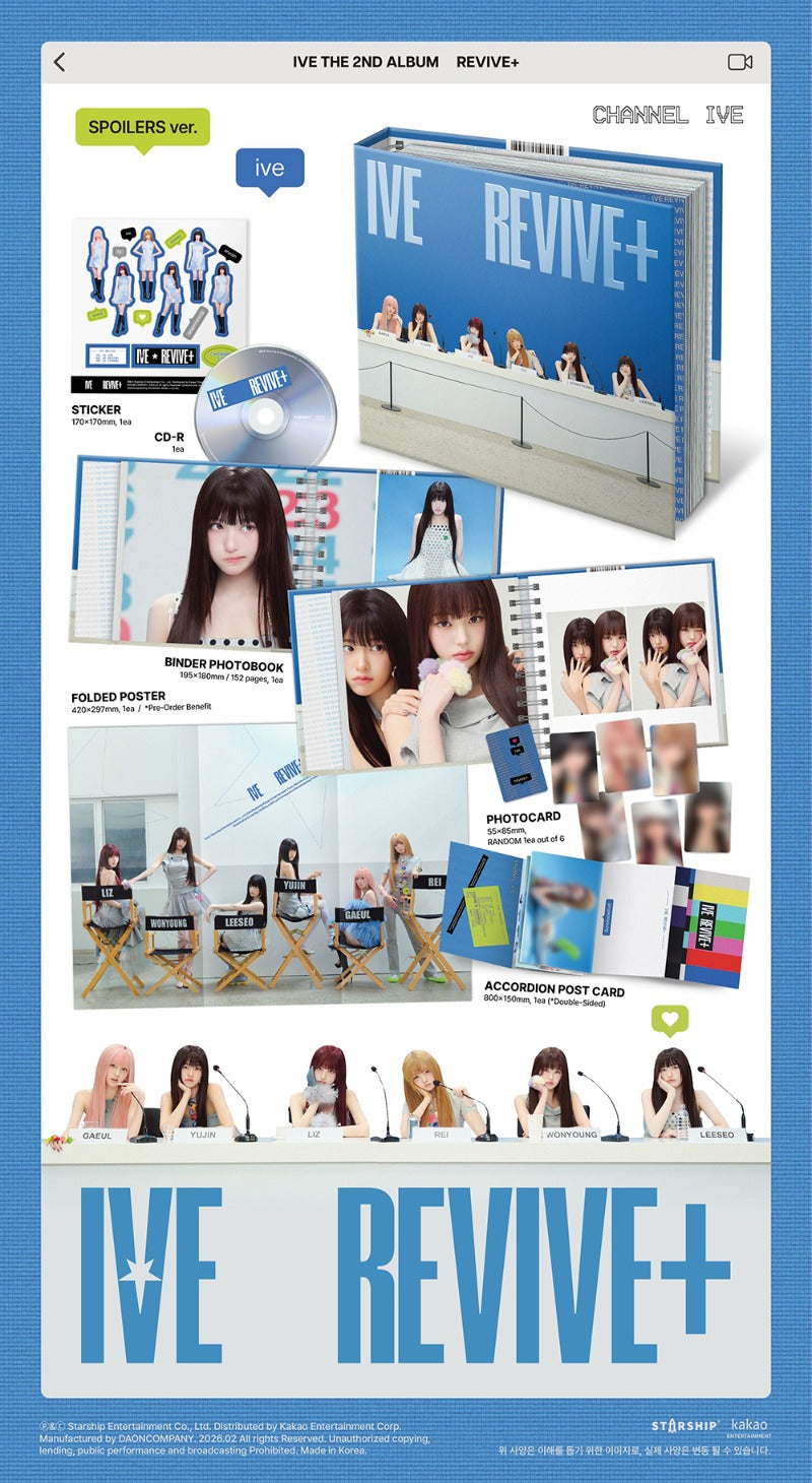 IVE The 2nd Album 'REVIVE+' (SPOILERS Ver.)