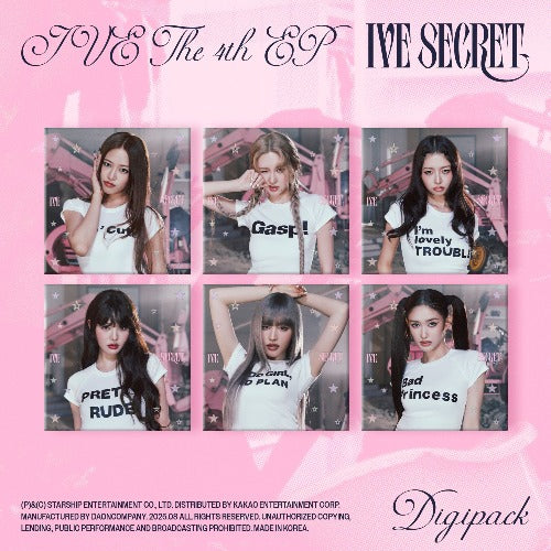 IVE 4th Mini Album 'IVE SECRET' (Digipack Ver.)