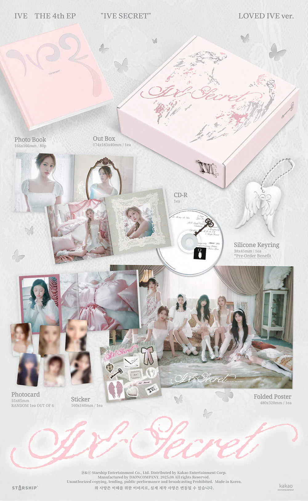 IVE 4th Mini Album 'IVE SECRET' (LOVED IVE Ver.)
