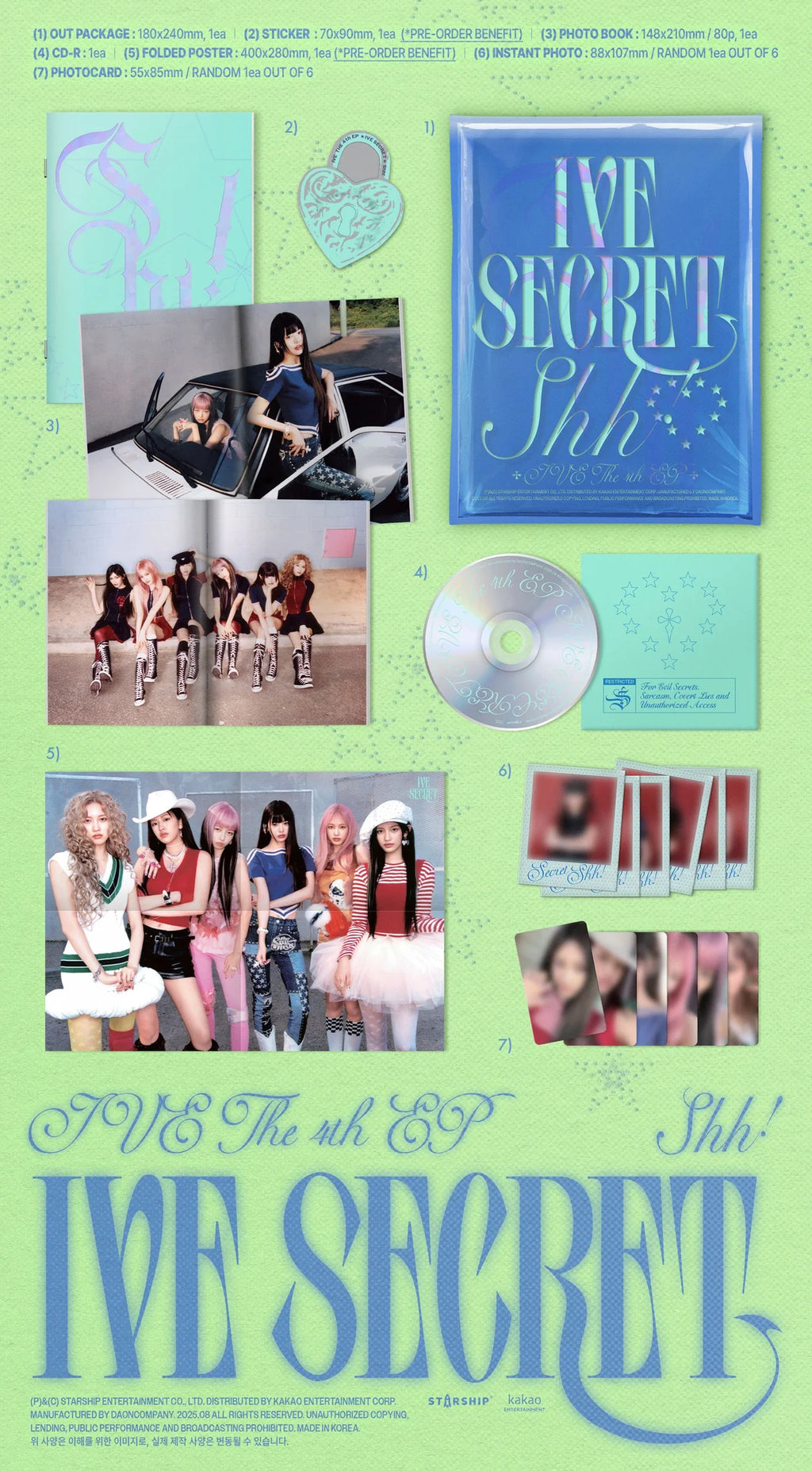 IVE 4th Mini Album 'IVE SECRET' (Photobook Ver.)