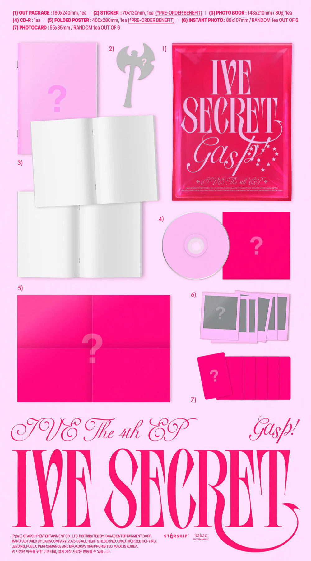 IVE 4th Mini Album 'IVE SECRET' (Photobook Ver.)