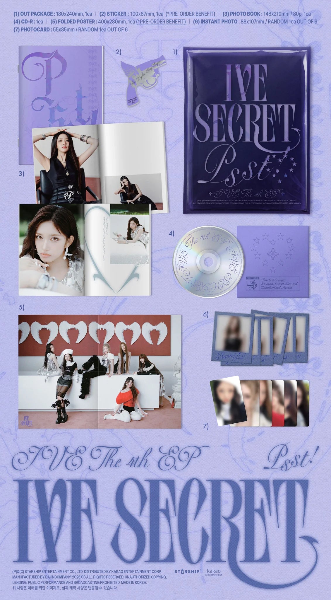 IVE 4th Mini Album 'IVE SECRET' (Photobook Ver.)