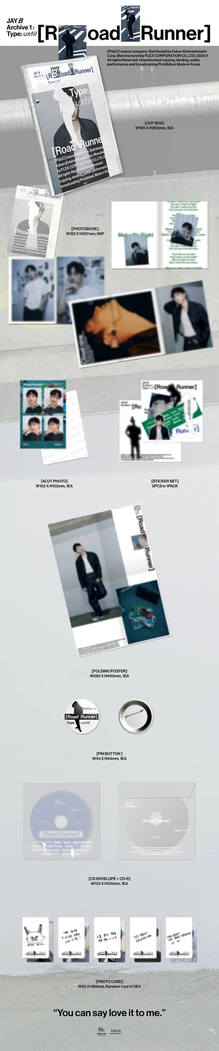 JAY B 1st Album 'Archive 1: [Road Runner]'