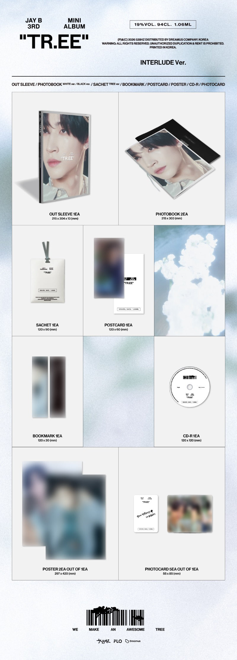 JAY B 3rd Mini Album 'TR.EE' (INTERLUDE Ver.)