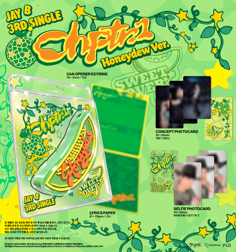 [PREORDER] JAY B 3rd Single 'Chptr.1' (Honeydew Ver.)