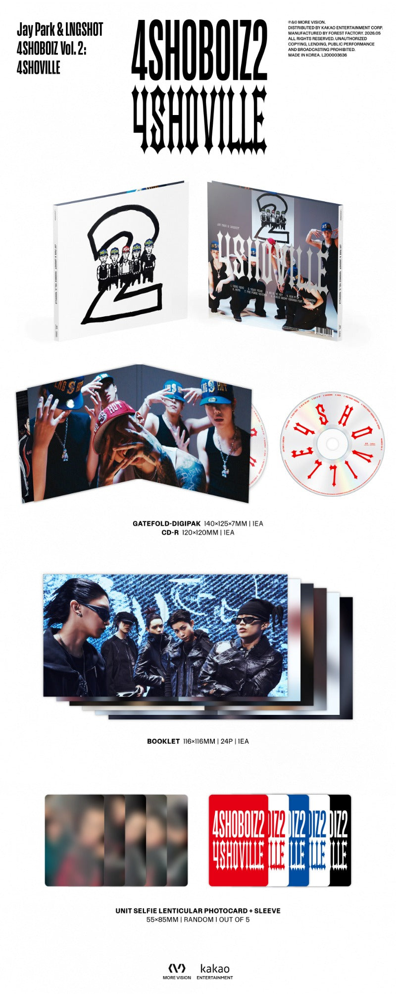 LNGSHOT & Jay Park Mixtape '4SHOBOIZ Vol. 2: 4SHOVILLE'