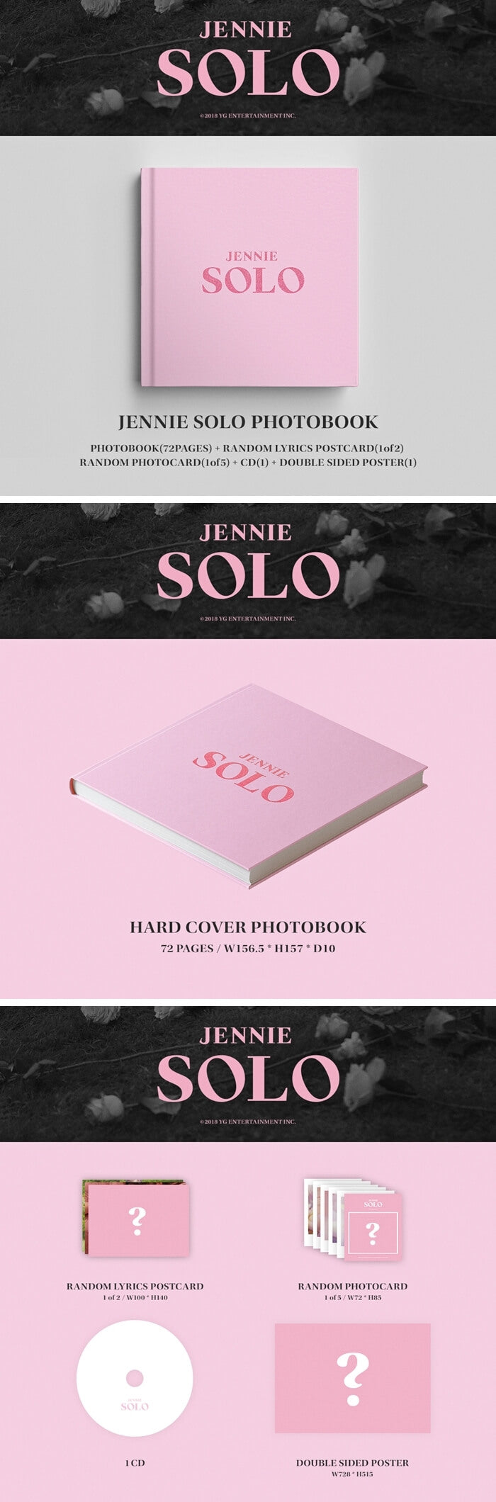 JENNIE 1st Single Album 'SOLO'