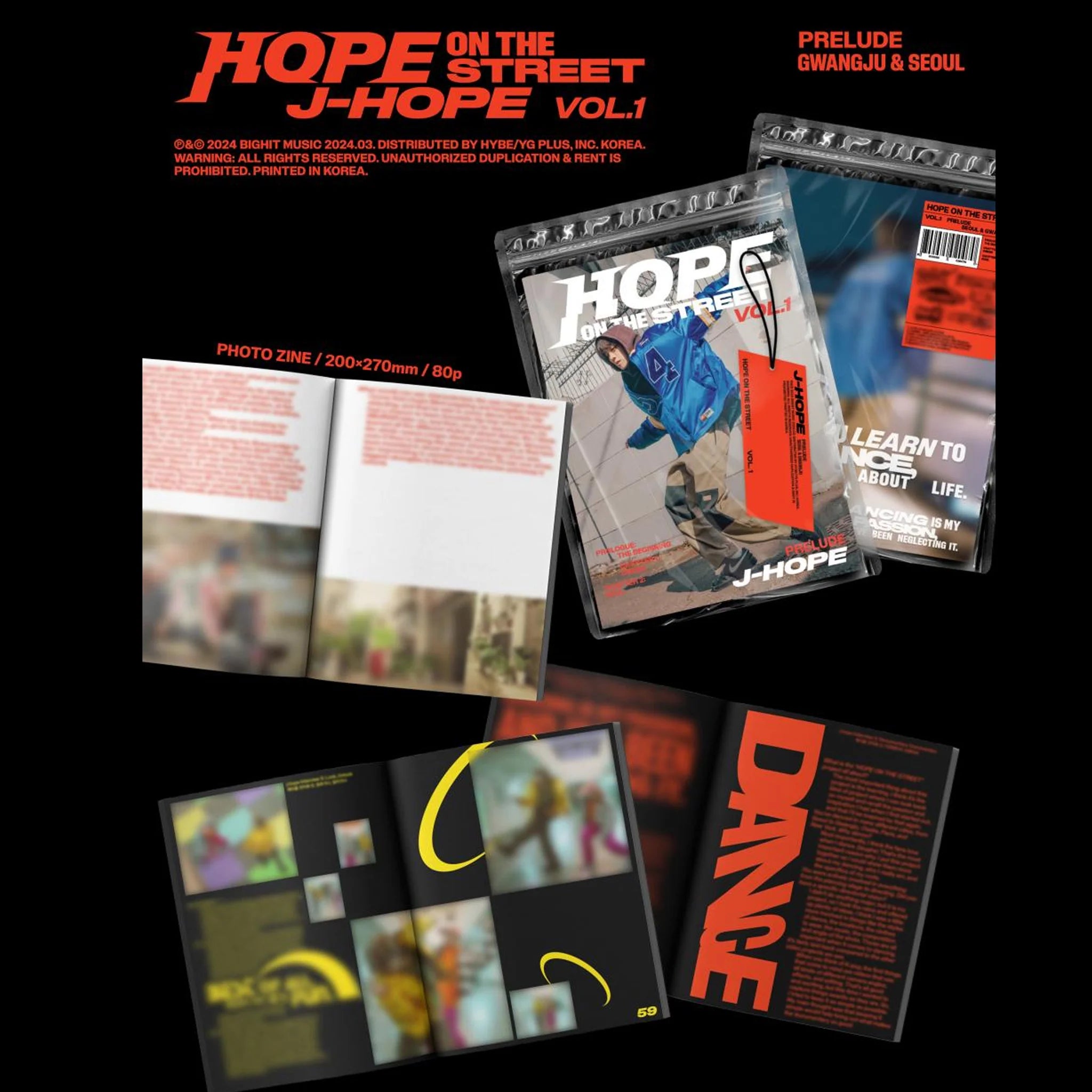 J-HOPE (BTS) Special Album 'HOPE ON THE STREET VOL.1'