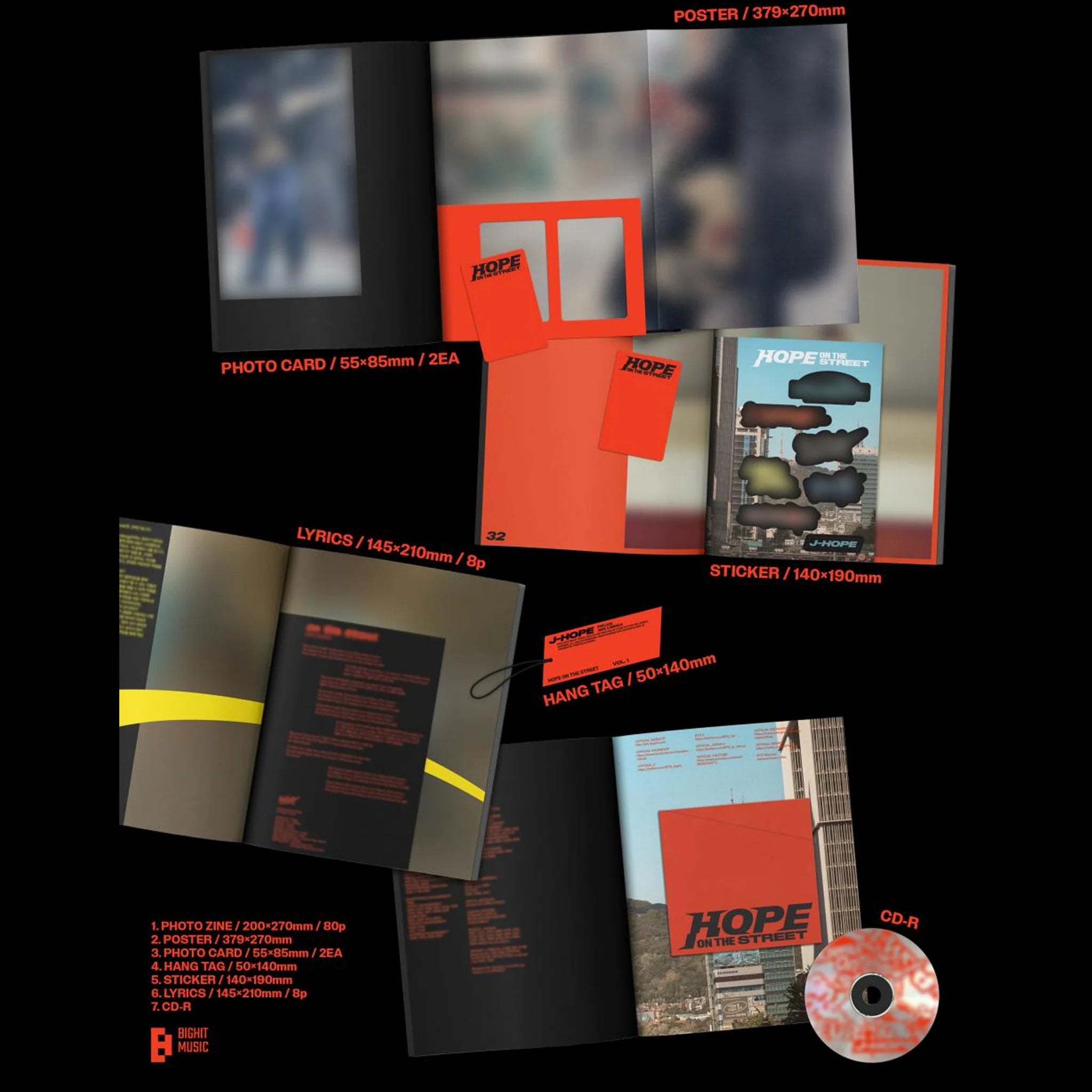 J-HOPE (BTS) Special Album 'HOPE ON THE STREET VOL.1'