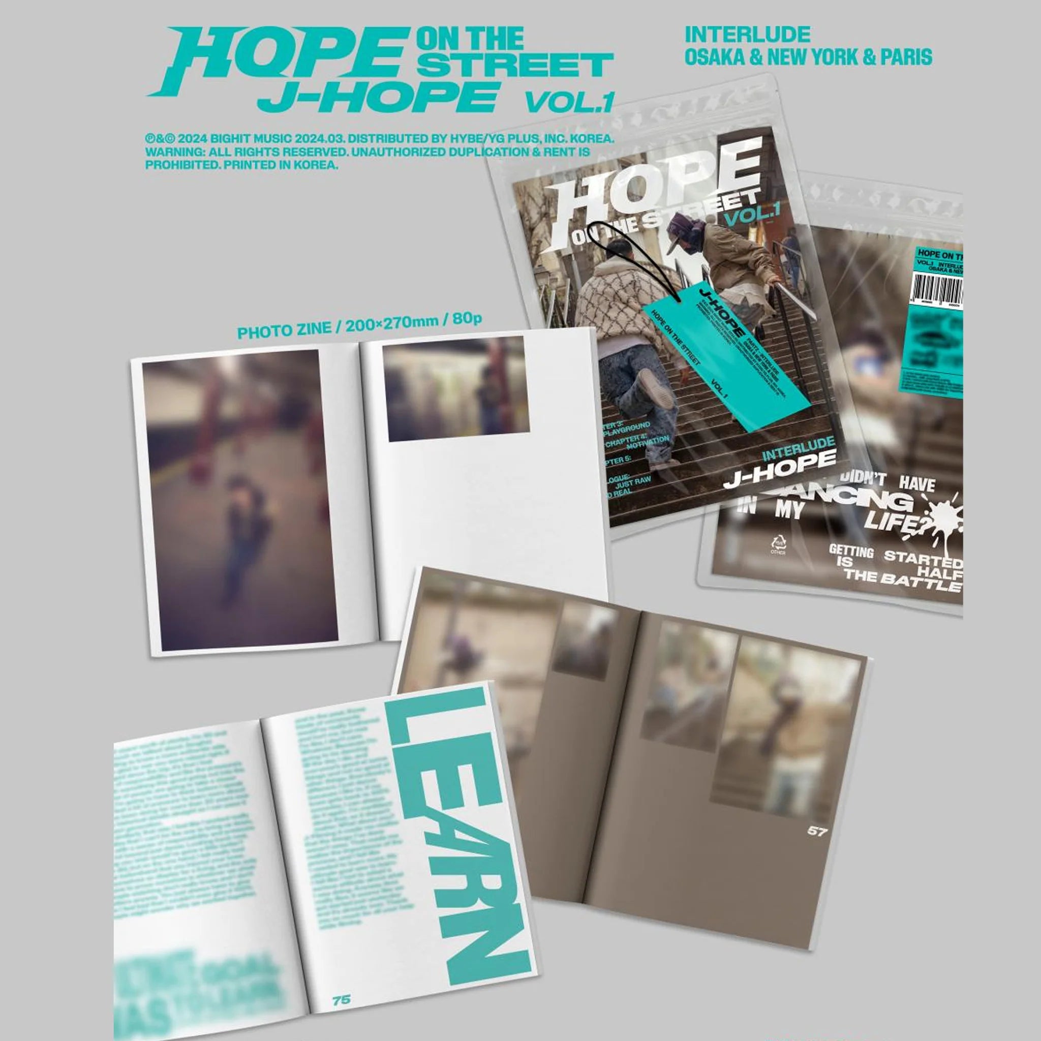 J-HOPE (BTS) Special Album 'HOPE ON THE STREET VOL.1'