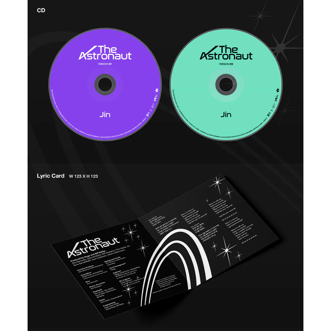 Jin (BTS) 1st Single Album 'The Astronaut'