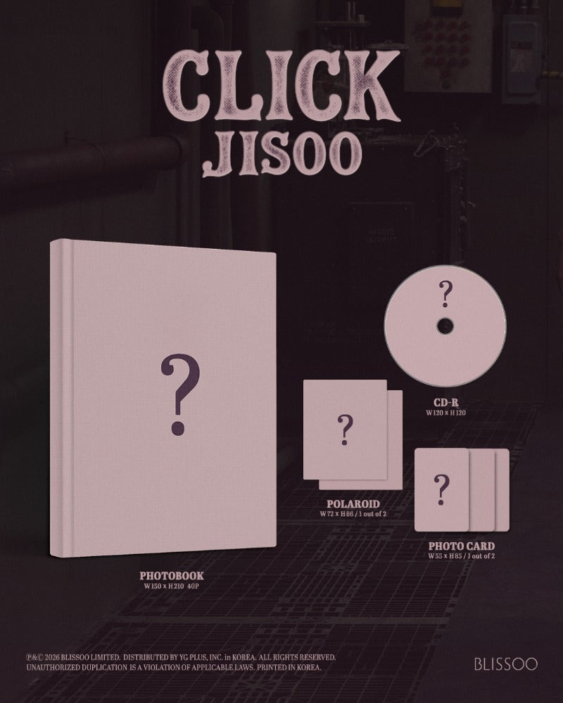 JISOO Single Album 'CLIKC' (PHOTOBOOK Ver.)