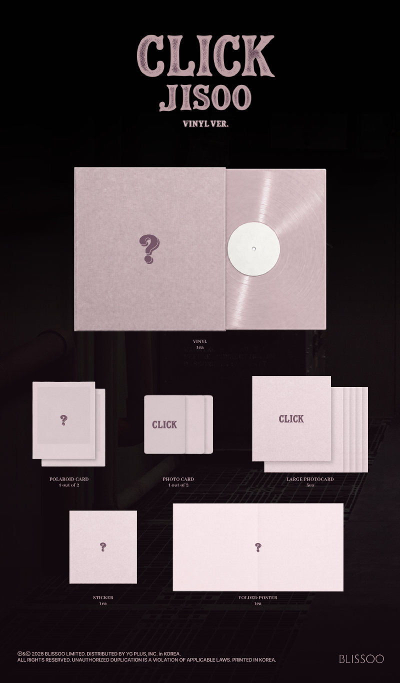 JISOO Single Album 'CLIKC' (VINYL Ver.)